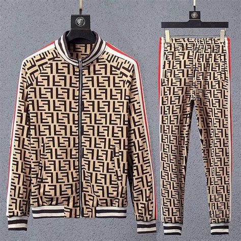 men fendi hoodies|men's fendi tracksuit.